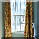 D15. 2 Sets of custom drapes. 